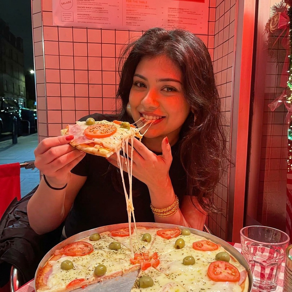 Pizza depois do trabalho profissional da GL Performance
