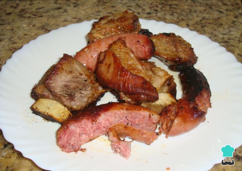 Churrasco antes do trabalho profissional